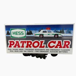 Hess Patrol Car Toy Dual Sound Siren Pulsating Emergency Lights 1993 Vehicle